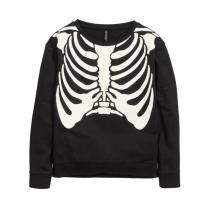Sweatshirt with Skeleton Print £5.99 H&M